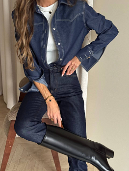 Рубашка джинсовая